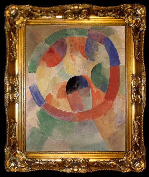 framed  Delaunay, Robert Cyclotron-s shape, ta009-2